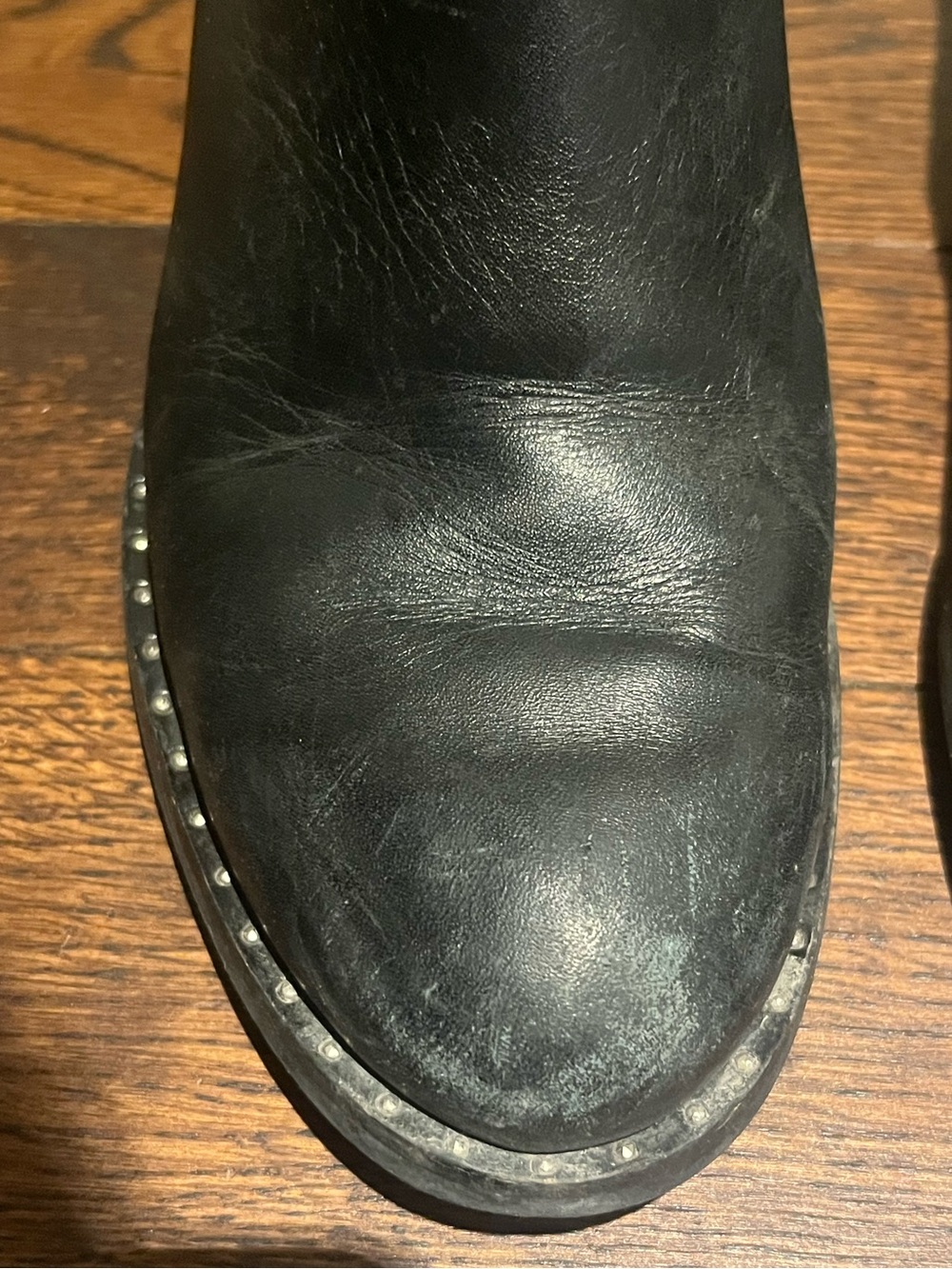 Vero Moda Black Women's Leather Ankle Boots - Picture 2 of 11
